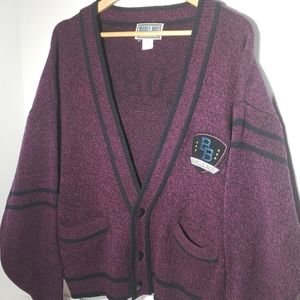 Vintage 90s Bugle Boy Global Cardigan XL